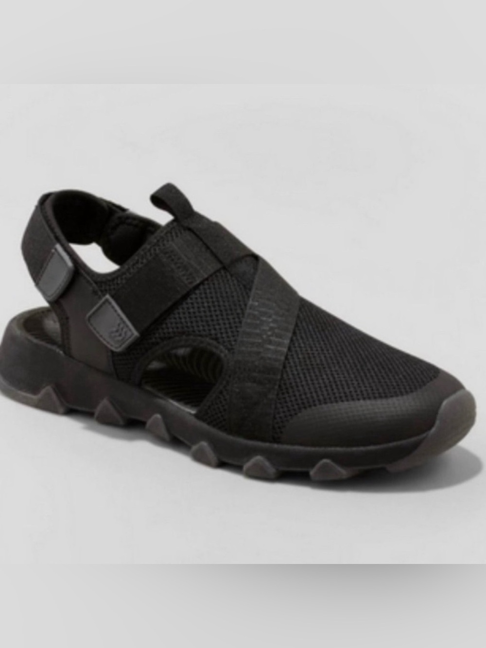 All in Motion Mens Black Water Shoes with Sandal back NWT‎